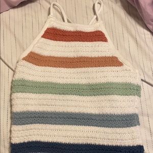 Hollister knitted halter top